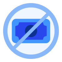 料金は運賃以外一切不要を表すアイコン