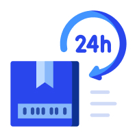 24時間稼働していることを表すアイコン